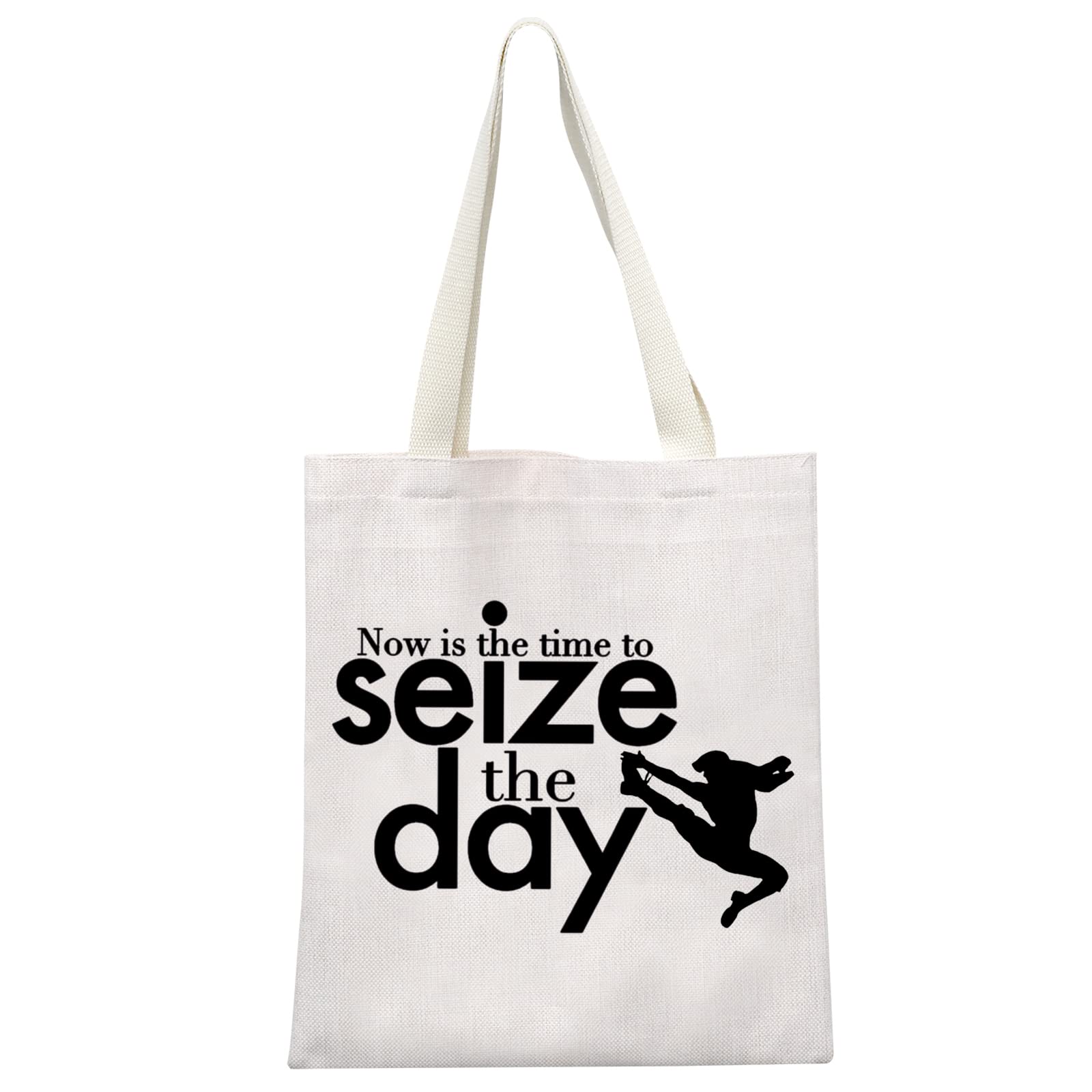 GJTIM TV Show Inspired Now is The Time to Seize The Day Musical Theatre Makeup Cosmetic Bag Gift Broadway Musical Gift (Seize The Day Tote)