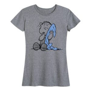 hybrid apparel - peanuts - linus blanket - women's short sleeve graphic t-shirt - size x-large