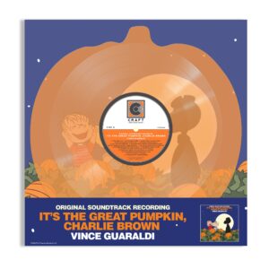 it's the great pumpkin, charlie brown[translucent orange pumpkin shaped 33 1/3rpm lp]