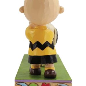 Enesco Jim Shore Peanuts Marching Band Parade Figurine, 4.625 Inch, Multicolor