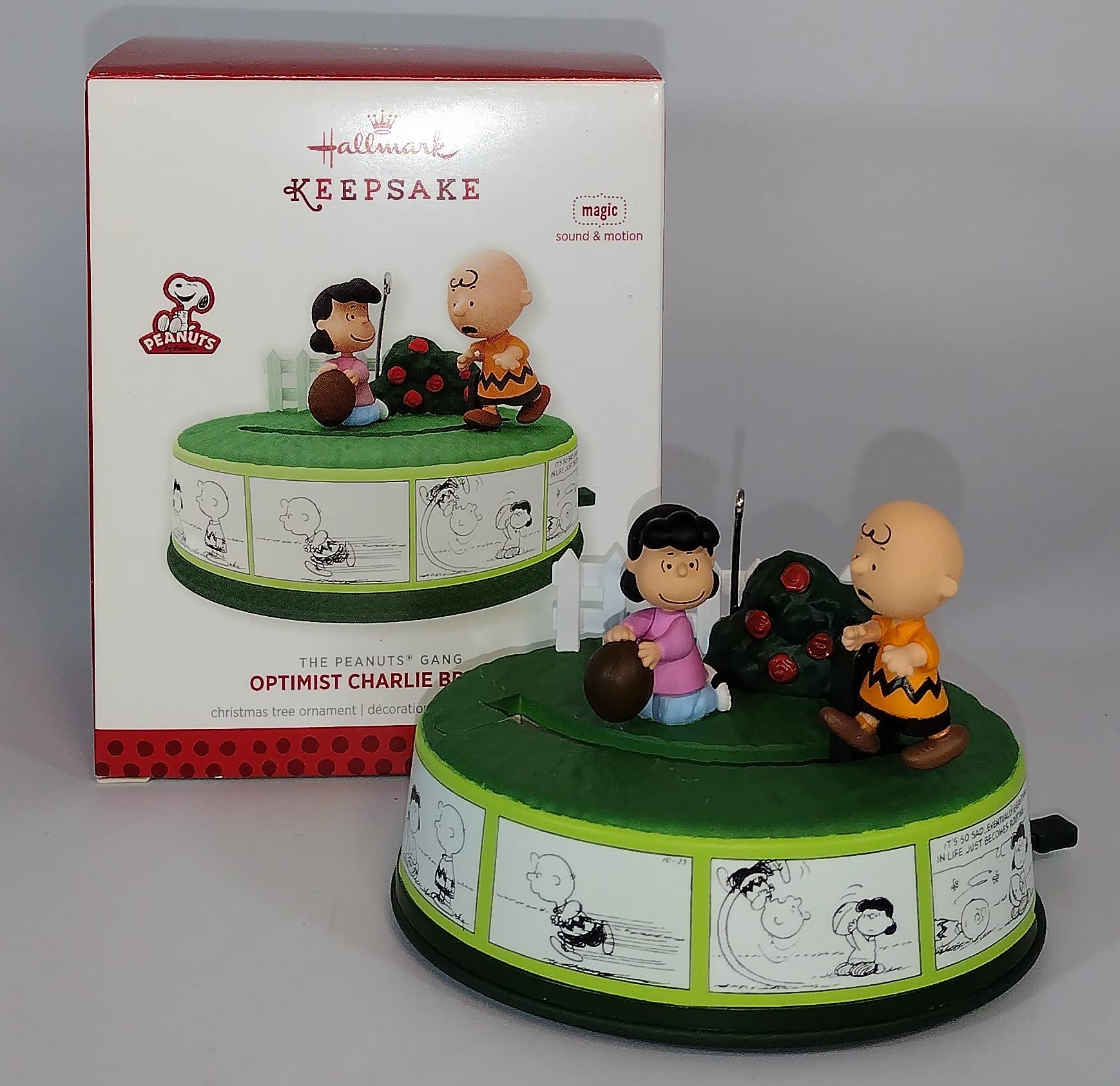 Optimist Charlie Brown - The Peanuts Gang 2013 Hallmark Ornament