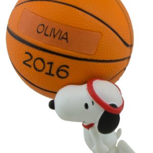 Hallmark 2016 Christmas Ornament Slam Dunk Snoopy Basketball Ornament