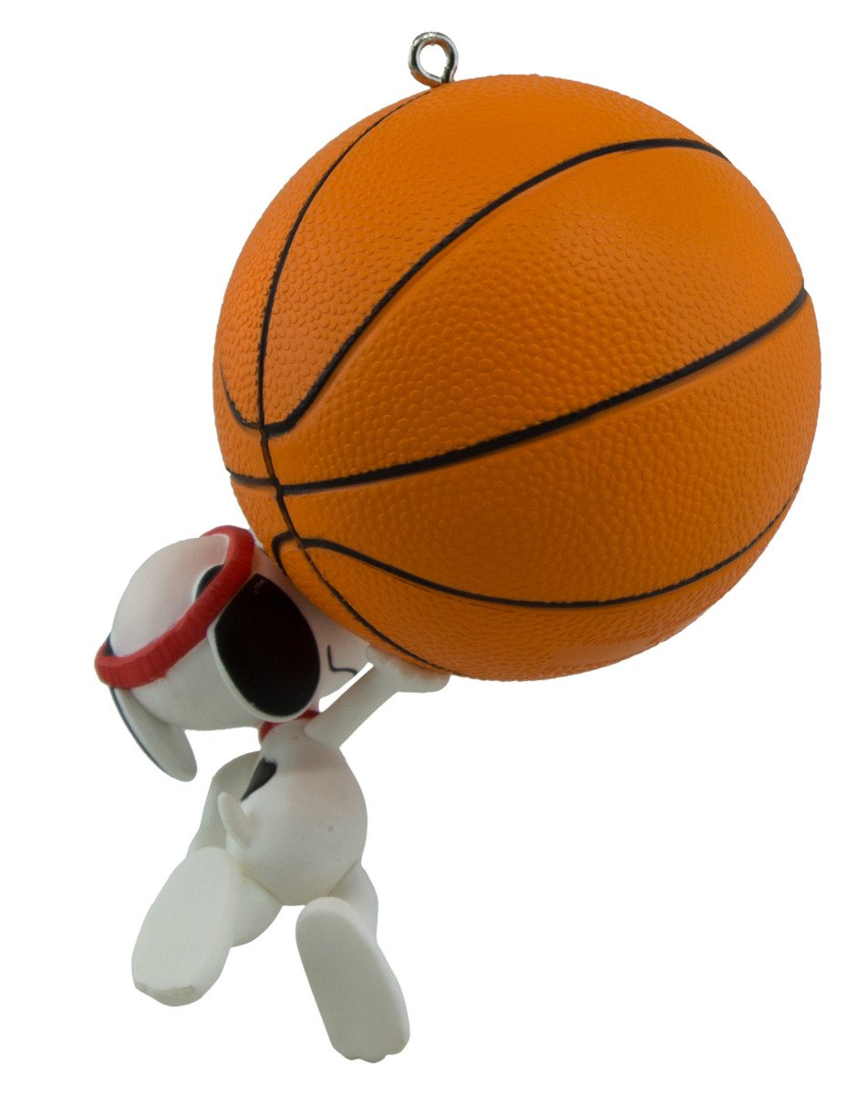 Hallmark 2016 Christmas Ornament Slam Dunk Snoopy Basketball Ornament