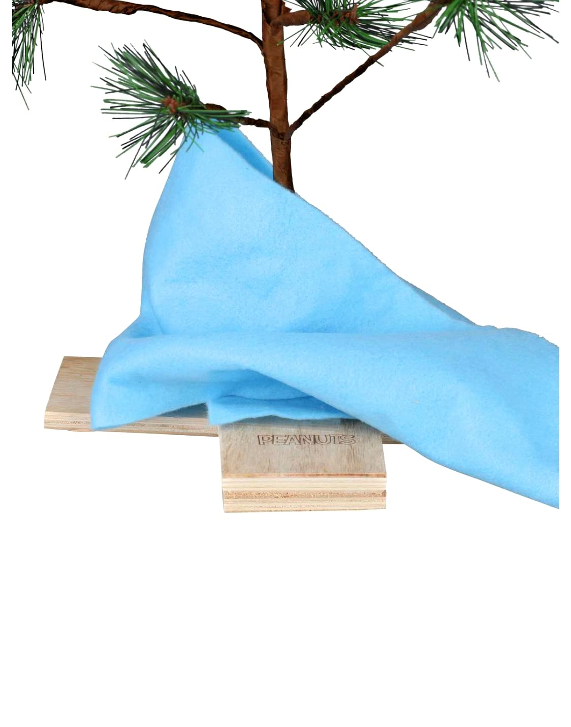 ProductWorks 18-Inch Peanuts Charlie Brown Christmas Tree with Linus Blanket