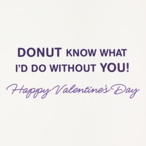 Hallmark Musical Valentines Day Card (Donut Neon Sign, Plays Oh Yeah)