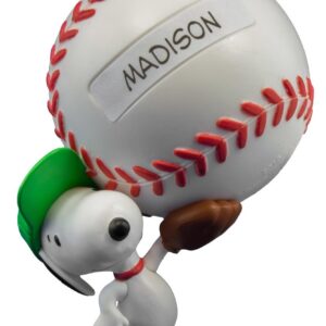 Hallmark 2016 Christmas Ornament Slugger Snoopy Baseball Ornament