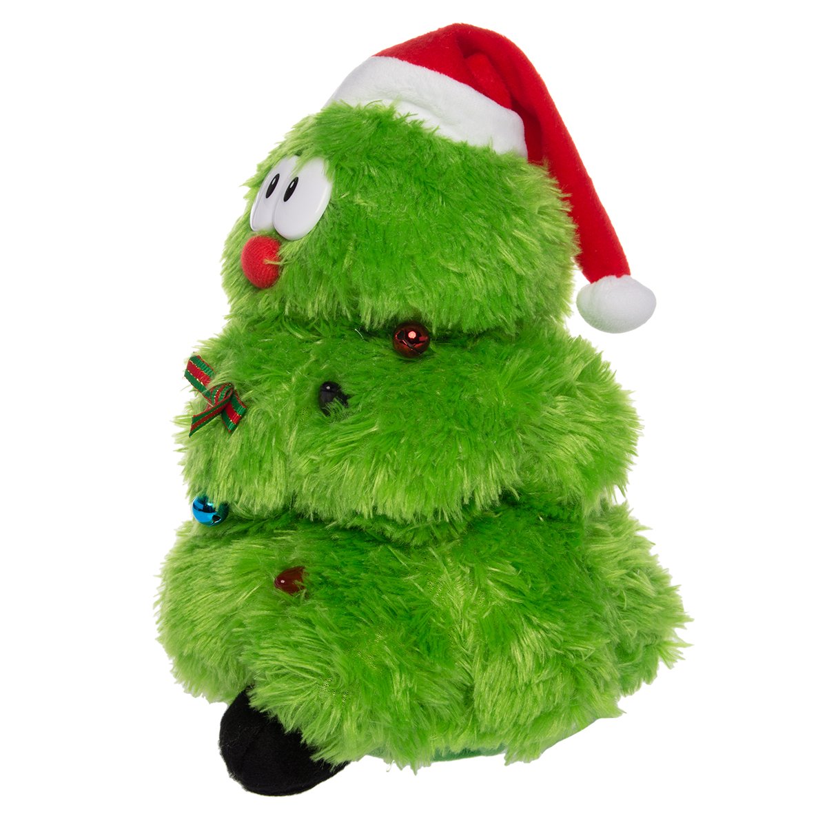 Simply Genius Singing Dancing Christmas Tree: Animated Christmas Character, 12” Stuffed Animal Plush Christmas Tree with Music and Lights, Sings and Dances to “Rockin’ Around The Christmas Tree”