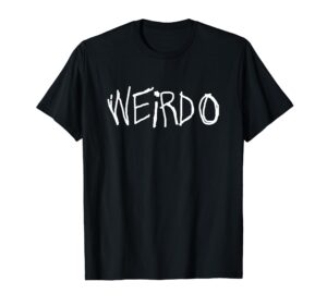emo punk - funny 2000s 00s emo style weirdo t-shirt