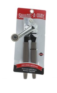 swing-a-way easy crank can opener, extra long, gray