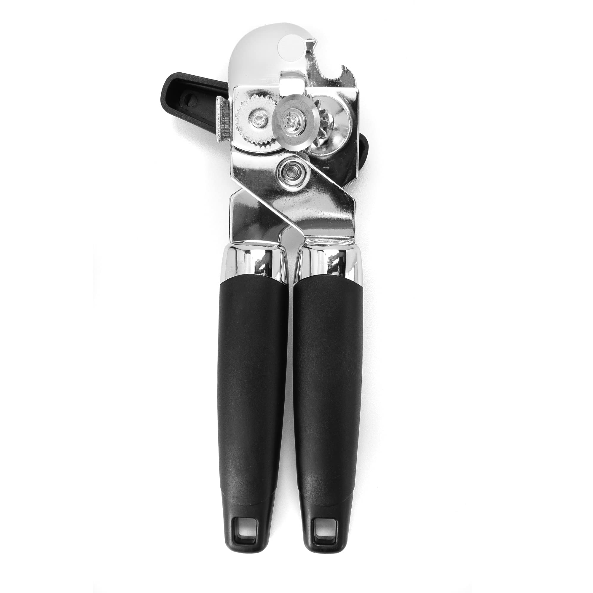 Dominion Can Opener Manual, Handheld Strong Heavy Duty Can Opener, Good Grips Anti-slip Hand Grip, Stainless Steel Sharp Blade, Ergonomic and Easy to Use, with Large Turn Knob