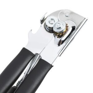 Lift&Pop Commercial Can Opener - Easy - Reliable and Modern Design, Can Opener Manual, Heavy Duty Can Opener, Bottle Opener, Large Handheld, Sharp Discs.