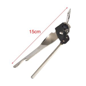 Butterfly Can Opener, Stainless Steel Manual Multipurpose Can Opener, Hardened Blades Can Opener, Kitchen Tool, for Kitchen Camping(size:length 15cm)