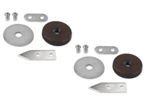 new star foodservice 7006858 replacement parts - knife/blade & gear compatible with #1 manual can opener, set of 2