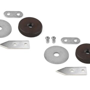 New Star Foodservice 7006858 Replacement Parts - Knife/Blade & Gear Compatible with #1 Manual Can Opener, Set of 2