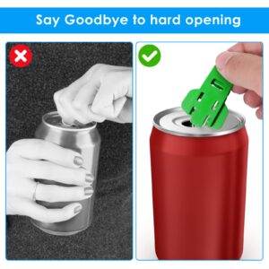 6PCS Manual Easy Can Opener Soda Beer Can Opener Beverage Can Colorful Beverage Can Cover Protector Bug Can Openers For Pop Coke Beer Soda Aluminum Drink