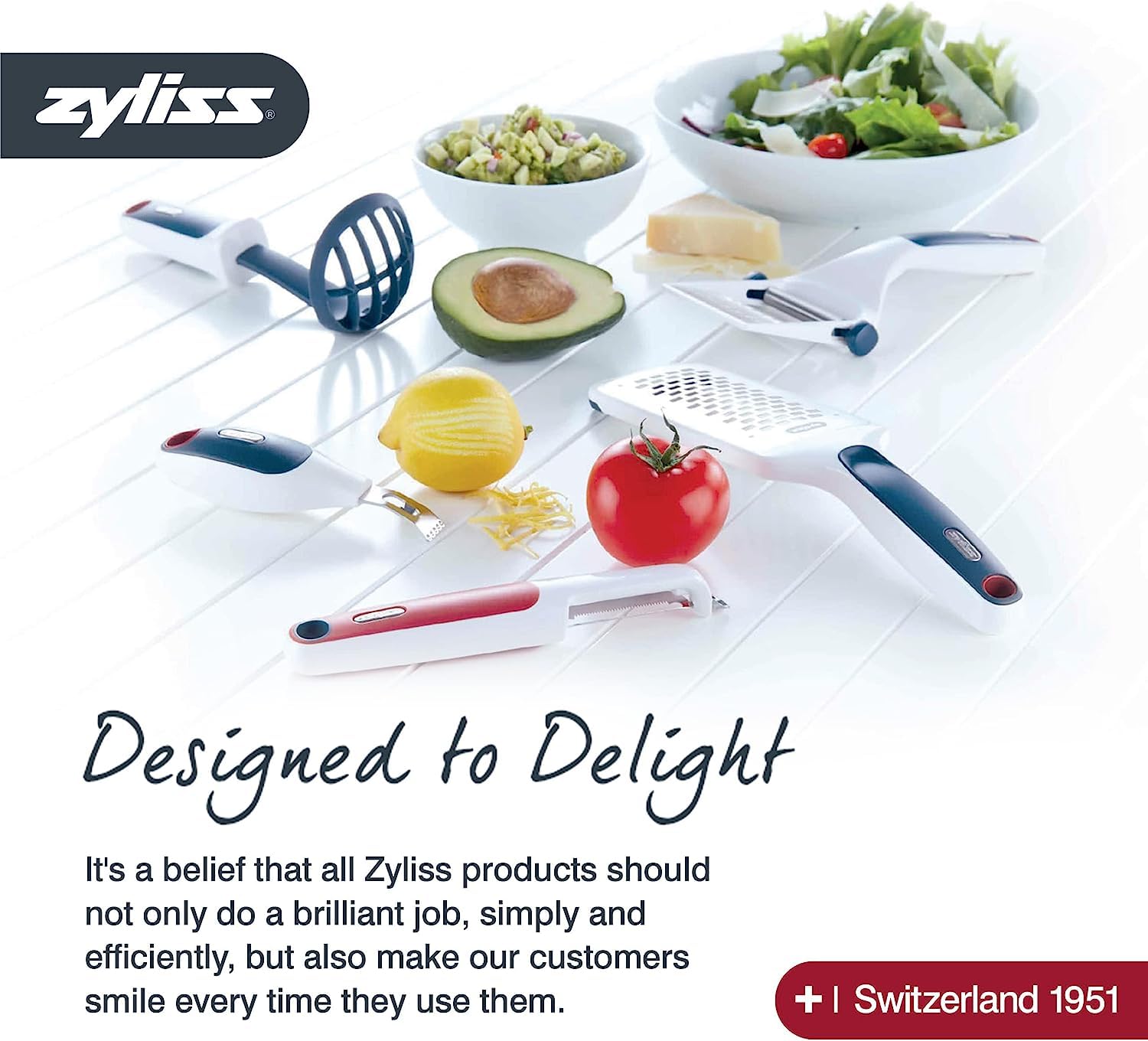 Zyliss Safe Edge Can Opener - Manual Can Opener with Lid Grippers - Safety Can Opener for Smooth Edges - Left- and Right-Handed Can Opener - Handheld Kitchen Tool - Gray