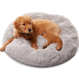 premium dog beds for large dogs and medium dogs - portable dog beds & furniture - dog travel - fits up to 25 lbs, (small, light grey)