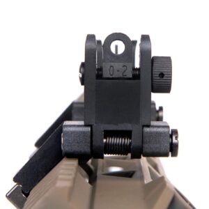 Ultralight Flip Up Sight 45 Degree Offset Rapid Transition Front and Backup Rear Sight