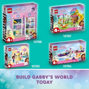 LEGO Gabby's Dollhouse Kitty Fairy’s Garden Party 10787 Building Toy with Tree House, Swing, Slide, and Merry-Go-Round, Includes Gabby and Pandy Paws, Birthday Gift, Sensory Toy for Kids Ages 4 and up