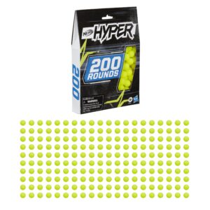 Nerf Hyper 200-Round Refill includes 200 Hyper Rounds, for Use Hyper Blasters, Stock Up Hyper Games