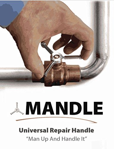 MANDLE (MAN UP AND HANDLE IT) Adjustable Water Shut Off Replacement Handle for Spigot, Outdoor Garden Faucet, Hose Bib, Round Wheel (for 3/8" or Smaller Exposed stem)