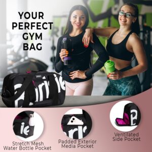 Vooray 23L Burner Gym Duffel Bag – Travel Bag for Women and Men, Sports Gym Bag with Shoe Compartment, Weekender Bag, Overnight Bag, Travel Tote Bags for Sports and Workout
