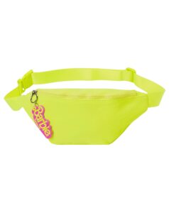 spirit halloween barbie the movie green fanny pack | officially licensed | barbie accessories | halloween costumes | neon belt bag | official barbie