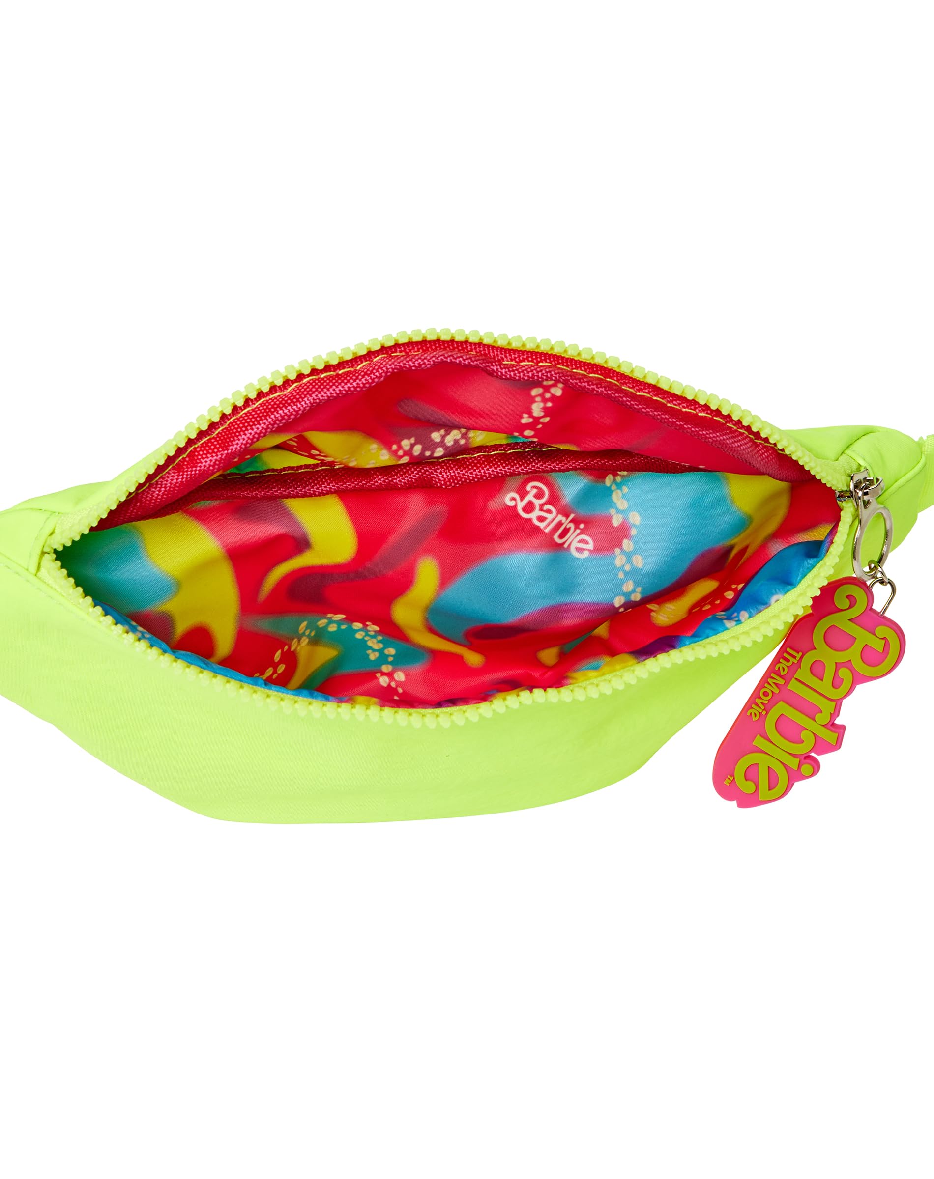 Spirit Halloween Barbie the Movie Green Fanny Pack | Officially Licensed | Barbie Accessories | Halloween Costumes | Neon Belt Bag | Official Barbie