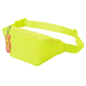 Spirit Halloween Barbie the Movie Green Fanny Pack | Officially Licensed | Barbie Accessories | Halloween Costumes | Neon Belt Bag | Official Barbie