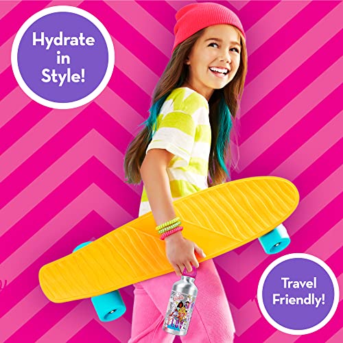 Horizon Group USA Barbie Color Your Own Water Bottle, Great For Travel & Road Trips, Sports & School, Creative Gift Idea, Arts & Crafts Activity Kids Ages 6, 7, 8, 9, 10