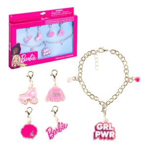 LUV HER Barbie Girls Add A Charm Box Set with 1 charm bracelet & 5 interchangeable charms - Ages 3+