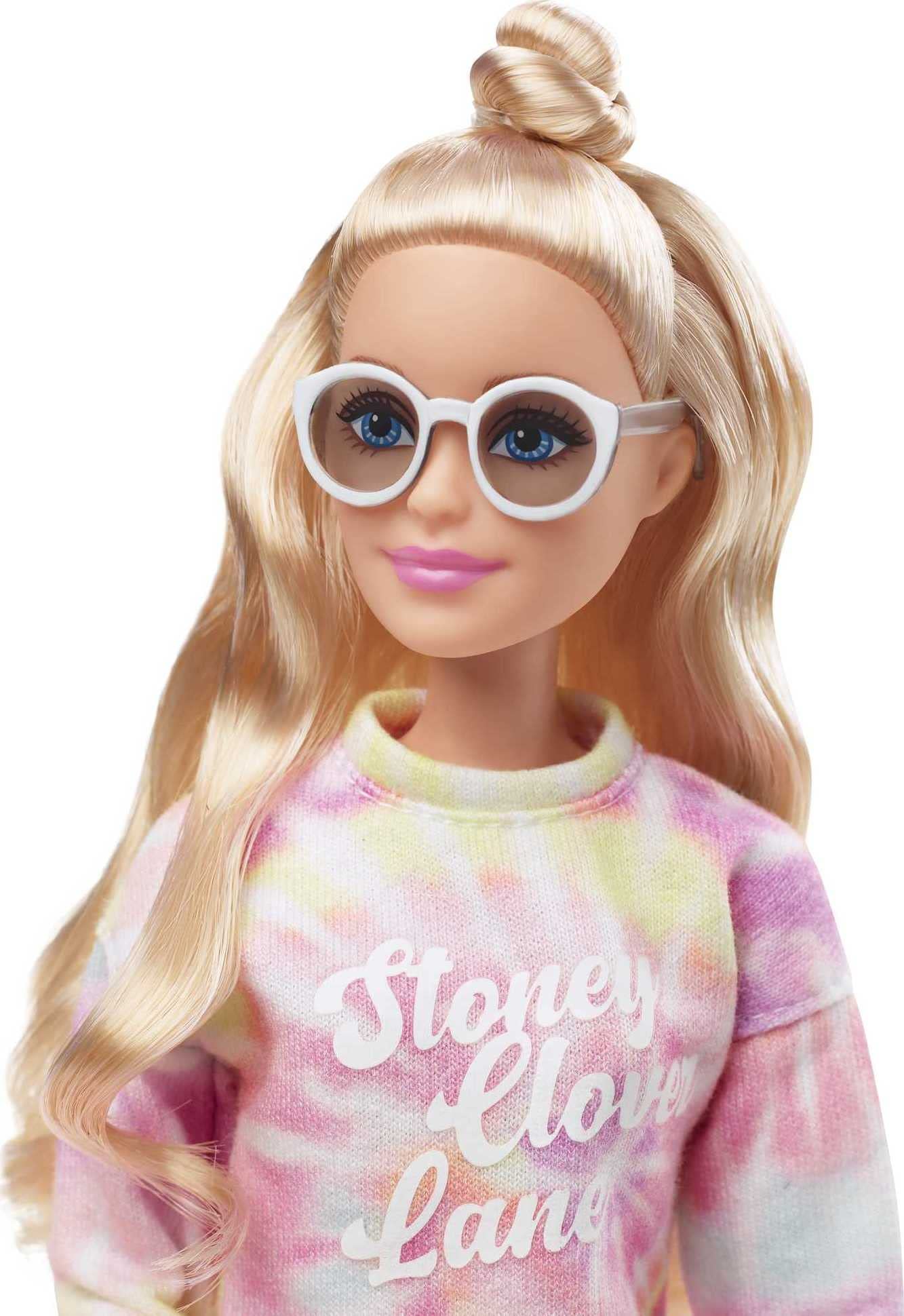 Barbie Signature Stoney Clover Lane Doll Wearing Tie-Dye Loungewear & Duffle Bag