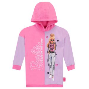 Barbie Girls Hoodie Dress Daywear For Kids Multicolor 12