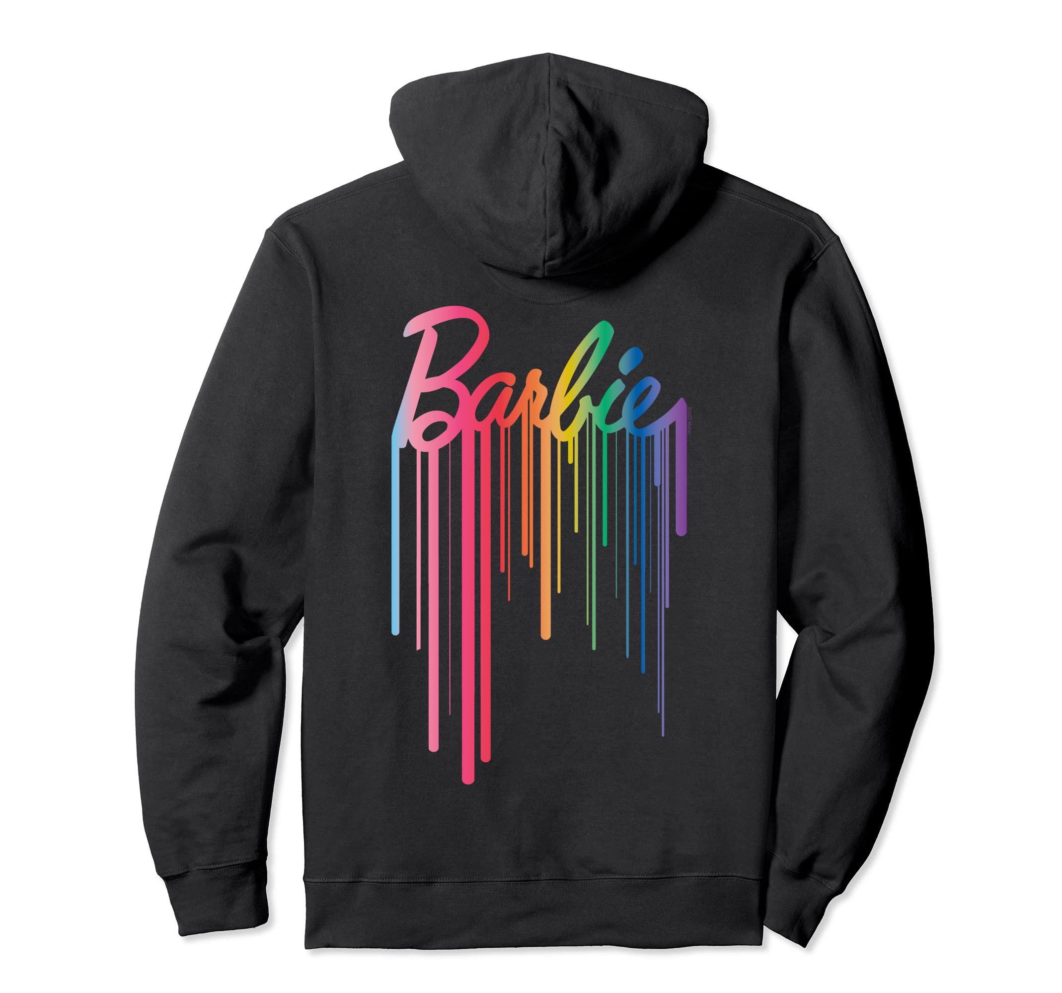 Barbie - Logo Rainbow Drip Pullover Hoodie