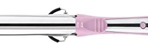 CHI x Barbie Dream Pink Curling Iron, Hair Curler Creates Shiny, Frizz-Free, & Healthy Hair, Includes Compact Mirror & Carrying Bag, 1.25"" Barrel