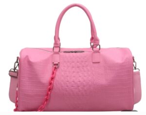 luxe duffel (barbie pink)