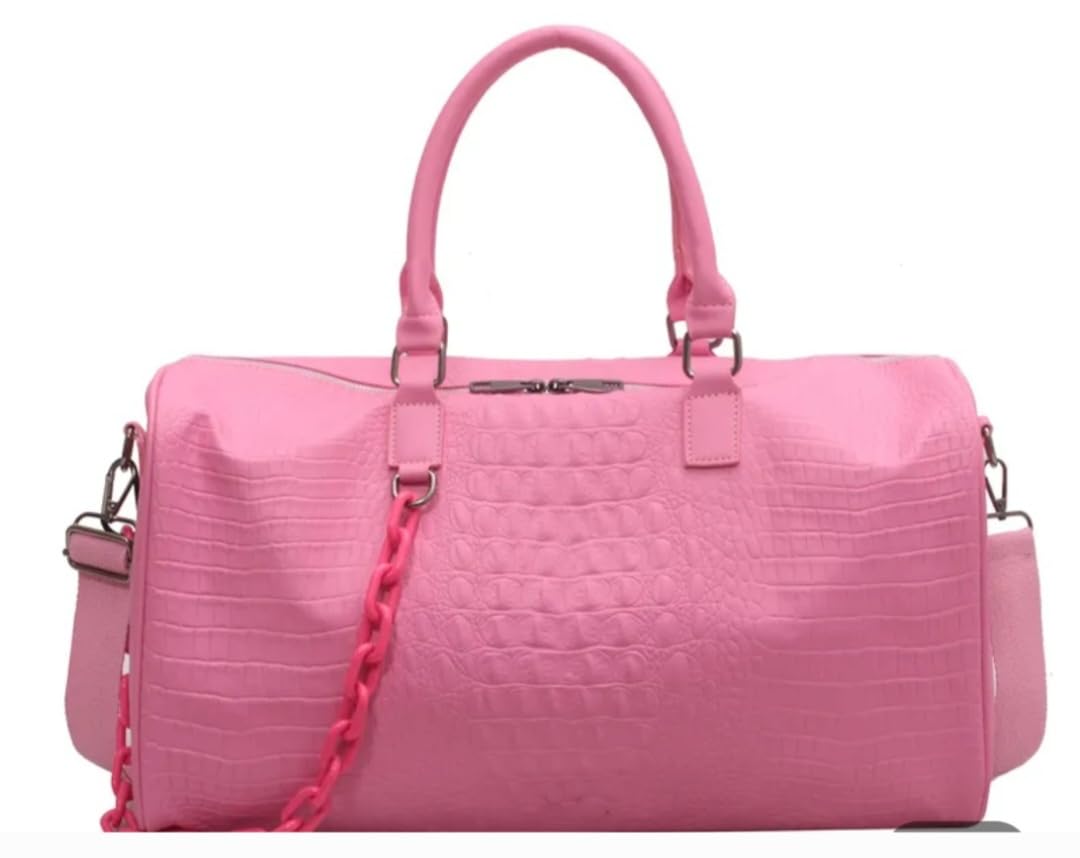 Luxe Duffel (Barbie Pink)