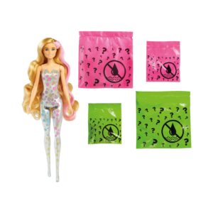 Barbie Color Reveal Doll & Accessories, Party Series, 7 Surprises, 1 Barbie Doll (Styles May Vary)