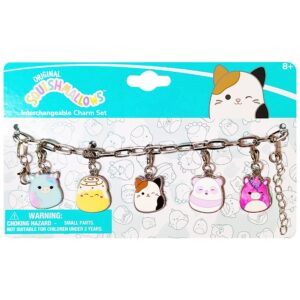 LUV HER Squishmallow Girls Add A Charm Box Set with 1 Charm Bracelet & 5 Interchangeable Charms - Ages 3+