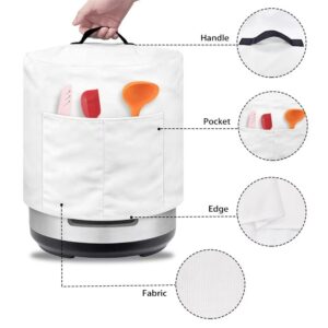 Annejudy Lemon Rice Cooker Cover Kitchen Appliance Cover Dust Cover for Instant Pot, Electric Pressure Cooker, Air Fryer and Crock Pot, Machine Washable