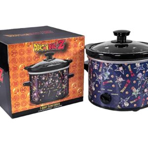 Uncanny Brands Dragon Ball Z 2qt Slow Cooker- Cook Anime Style- Small Kitchen Appliance