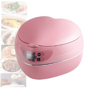 khxjyc peach heart-shaped rice cooker, steamer with household insulation function (1.8l), non-stick pot, constant temperature insulation, 300w rice cooker,#1