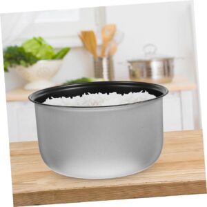 Abaodam 3pcs Rice Cooker Liner Cooker Liner Container Pressure Cooker Replacement Pot Ceramic Cookware Bowl Stainless Steel Cookware Rice Cooker Inner Pot Replacement Cauldron Alloy Cake