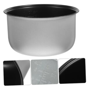 Abaodam 3pcs Rice Cooker Liner Cooker Liner Container Pressure Cooker Replacement Pot Ceramic Cookware Bowl Stainless Steel Cookware Rice Cooker Inner Pot Replacement Cauldron Alloy Cake