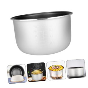 Abaodam 2pcs Rice Cooker Liner Anti-stick Ricer Cooker Pot Replacement Inner Rice Maker Removable Cooking Pot Stew Nonstick Cooking Pot Inner Electric/slow Cookers Alloy Soup Pot Hot Pot