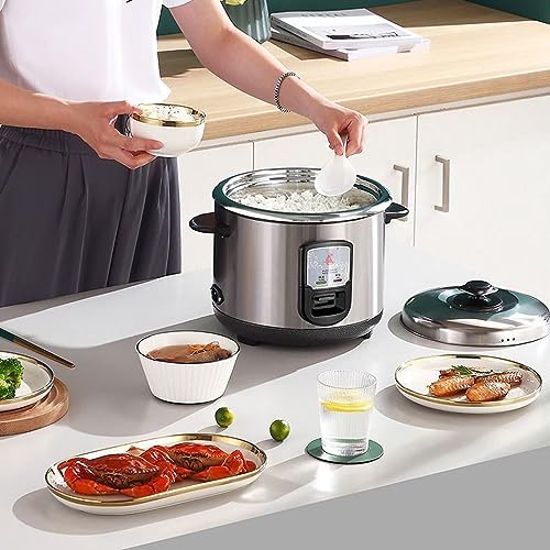 ROCILA Rice Cooker, Slow Cooker & Steamer 3L Keep Warm, Premium Interior, Perfect Rice Every Time - Quick And Easy