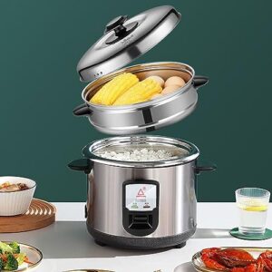 ROCILA Rice Cooker, Slow Cooker & Steamer 3L Keep Warm, Premium Interior, Perfect Rice Every Time - Quick And Easy