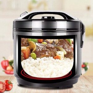 ROCILA Rice Cooker, Slow Cooker & Steamer 3L Keep Warm, Premium Interior, Perfect Rice Every Time - Quick And Easy