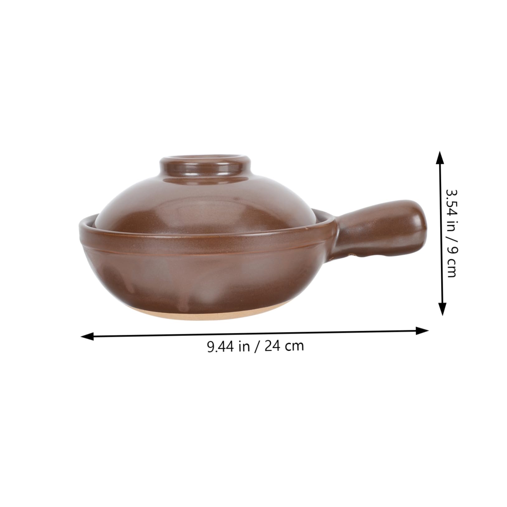 HEMOTON 2pcs Bibimbap Pot Casserole with Handle China Hutch Milk Pan Bread Pan Ceramic Steam Pot Japanese Soup Cooking Pot Korean Rice Cooker Non- Stick Ceramics Hot Pot Pottery