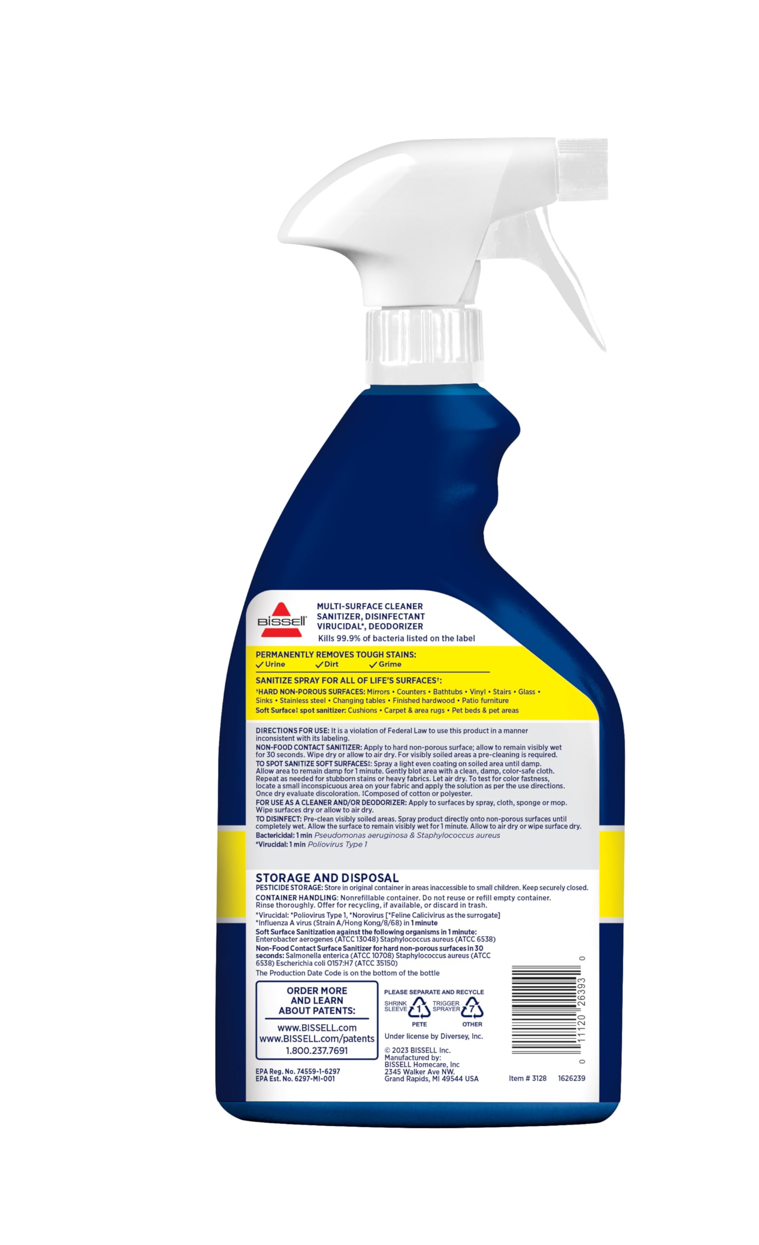 BISSELL® Sanitize Spray, 22 oz. 2 Pack, 3128